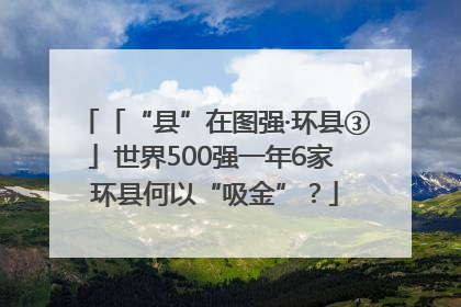 「“县”在图强·环县③」世界500强一年6家 环县何以“吸金”？