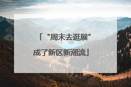 “周末去逛展”成了新区新潮流
