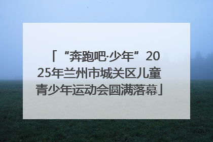 “奔跑吧·少年”2025年兰州市城关区儿童青少年运动会圆满落幕
