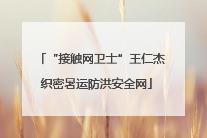 “接触网卫士”王仁杰织密暑运防洪安全网