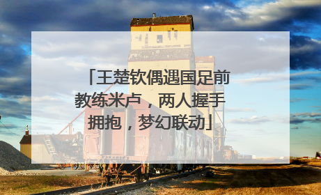 王楚钦偶遇国足前教练米卢，两人握手拥抱，梦幻联动