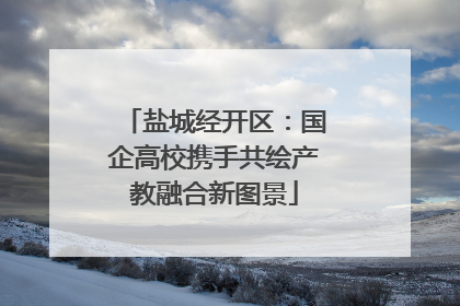 盐城经开区：国企高校携手共绘产教融合新图景
