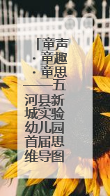 童声・童趣・童思——五河县新城实验幼儿园首届思维导图讲述嘉年华暨安徽省学前教育教研基地园项目阶段性成果展示活动
