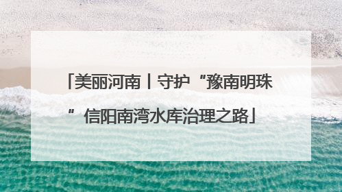 美丽河南丨守护“豫南明珠”信阳南湾水库治理之路
