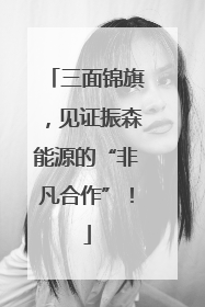 三面锦旗，见证振森能源的“非凡合作”！