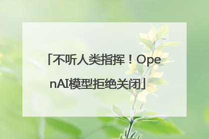 不听人类指挥！OpenAI模型拒绝关闭