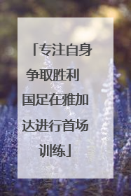 专注自身争取胜利 国足在雅加达进行首场训练
