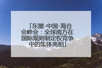 东盟-中国-海合会峰会：全球南方在国际规则制定权竞争中的集体亮相
