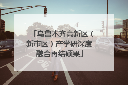 乌鲁木齐高新区（新市区）产学研深度融合再结硕果