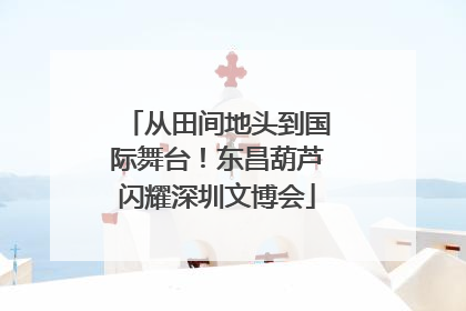 从田间地头到国际舞台！东昌葫芦闪耀深圳文博会
