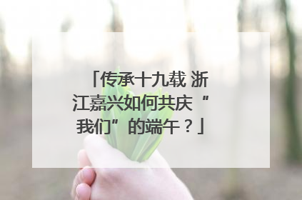 传承十九载 浙江嘉兴如何共庆“我们”的端午？
