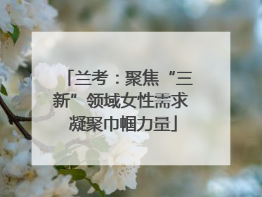 兰考：聚焦“三新”领域女性需求 凝聚巾帼力量