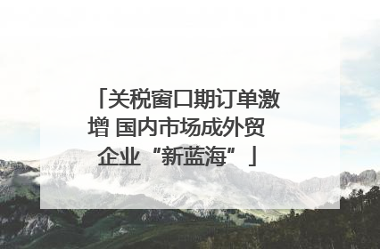 关税窗口期订单激增 国内市场成外贸企业“新蓝海”