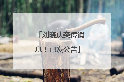 刘晓庆突传消息！已发公告