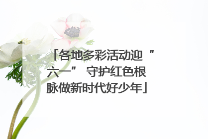 各地多彩活动迎“六一” 守护红色根脉做新时代好少年
