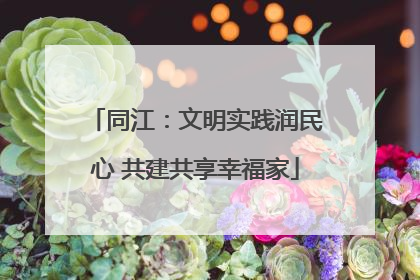同江：文明实践润民心 共建共享幸福家