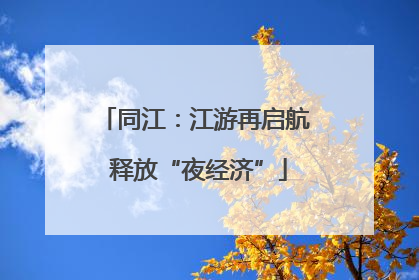 同江：江游再启航 释放“夜经济”