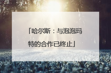 哈尔斯：与泡泡玛特的合作已终止