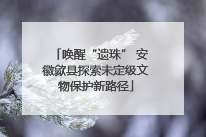 唤醒“遗珠” 安徽歙县探索未定级文物保护新路径