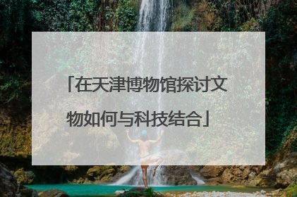在天津博物馆探讨文物如何与科技结合