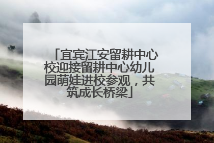 宜宾江安留耕中心校迎接留耕中心幼儿园萌娃进校参观，共筑成长桥梁