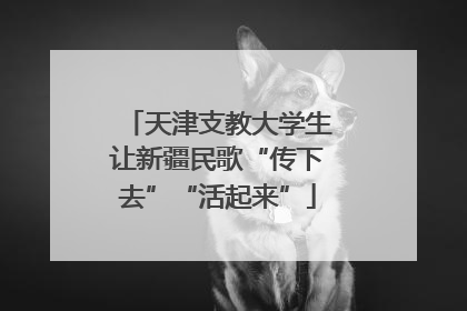 天津支教大学生让新疆民歌“传下去”“活起来”