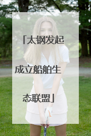 太钢发起成立船舶生态联盟