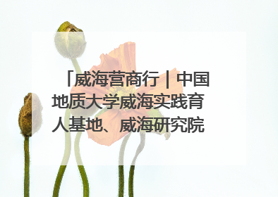 威海营商行｜中国地质大学威海实践育人基地、威海研究院在经开区揭牌