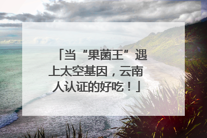 当“果菌王”遇上太空基因，云南人认证的好吃！