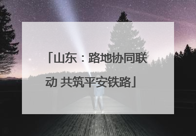 山东：路地协同联动 共筑平安铁路
