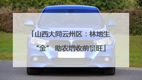 山西大同云州区：林地生“金” 助农增收前景旺