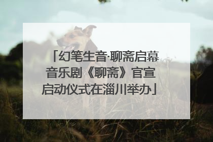 幻笔生音·聊斋启幕 音乐剧《聊斋》官宣启动仪式在淄川举办