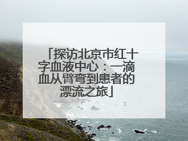 探访北京市红十字血液中心：一滴血从臂弯到患者的漂流之旅