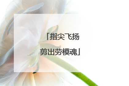 指尖飞扬 剪出劳模魂