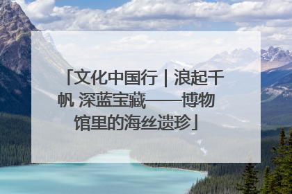 文化中国行｜浪起千帆 深蓝宝藏——博物馆里的海丝遗珍