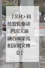 文化+科技双轮驱动 四川文旅融合成果亮相深圳文博会