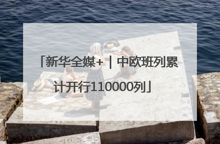 新华全媒+｜中欧班列累计开行110000列