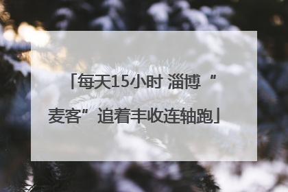 每天15小时 淄博“麦客”追着丰收连轴跑