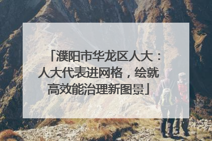 濮阳市华龙区人大：人大代表进网格，绘就高效能治理新图景