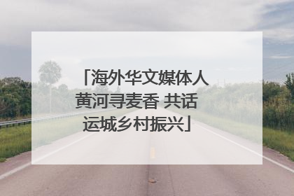 海外华文媒体人黄河寻麦香 共话运城乡村振兴