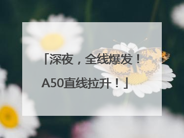 深夜，全线爆发！A50直线拉升！