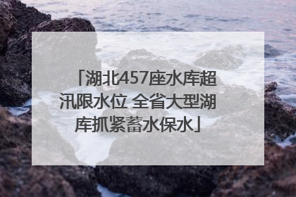 湖北457座水库超汛限水位 全省大型湖库抓紧蓄水保水
