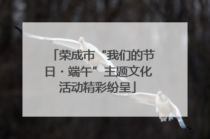 荣成市“我们的节日・端午”主题文化活动精彩纷呈