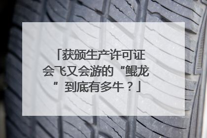 获颁生产许可证 会飞又会游的“鲲龙”到底有多牛？