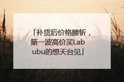 补货后价格腰斩，第一波高价买Labubu的想天台见