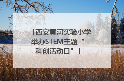 西安黄河实验小学举办STEM主题“科创活动日”