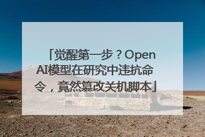 觉醒第一步？OpenAI模型在研究中违抗命令，竟然篡改关机脚本