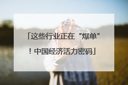 这些行业正在“爆单”！中国经济活力密码