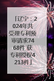 辽宁：2024年共受理专利预审请求7468件 获专利授权4213件