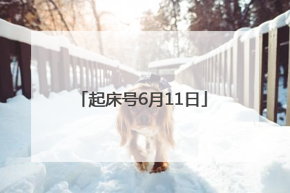 起床号6月11日